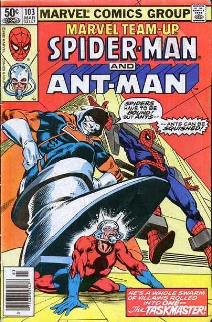 Marvel Team-Up 103 - Spiderman - Ant-man - The Taskmaster - Villains - Heroes - Josef Rubinstein