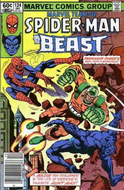 Marvel Team-Up 124 - Spiderman - The Beast - Professor Power - Vengeance - Aunt May