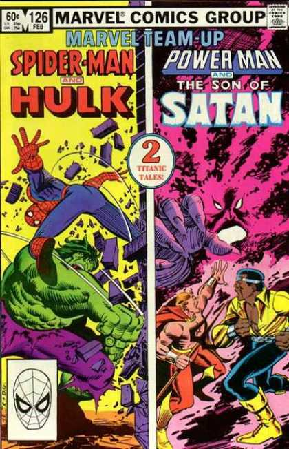 Marvel Team-Up 126 - No 126 - Spiderman - Powerman - Hulk - Satan - John Romita