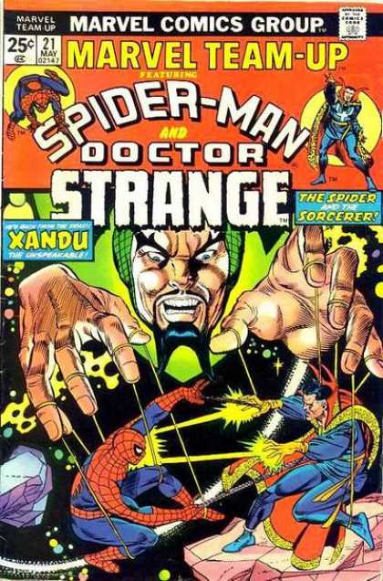 Marvel Team-Up 21 - Spider-man And Doctor Strange - Xandu - The Spider And The Sorcerer - Spider Web - Evil Powers - Phil Hester