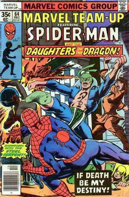 Marvel Team-Up 64 - Spider-man - Daughters Of The Dragon - Marvel Comics Group - Steel Serpent - If Death Be My Destiny - Dave Cockrum