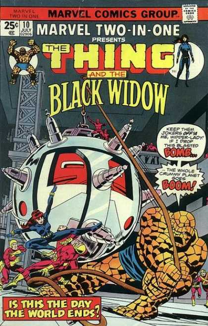 Marvel Two-In-One 10 - Marvel - Marvel Comics - Fantastic Four - The Thing - Black Widow