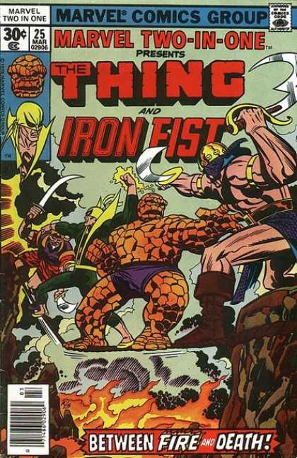 Marvel Two-In-One 25 - Marvel - Presents - The Thing - Iron Fist - Red - Jack Kirby