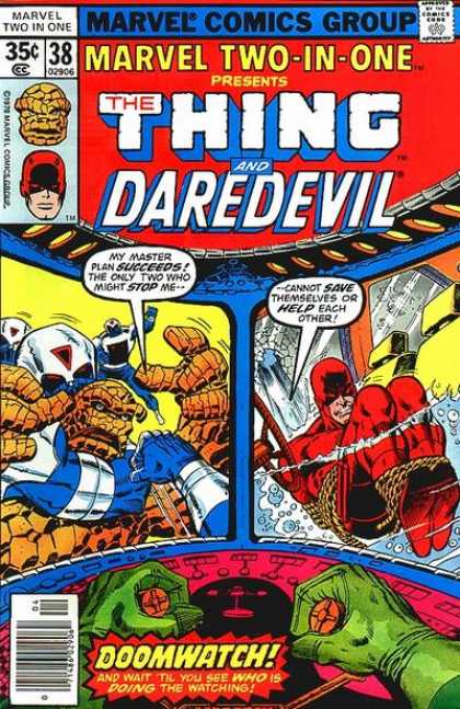 Marvel Two-In-One 38 - Daredevil - Doomwatch - The Thing - Rope - Ship