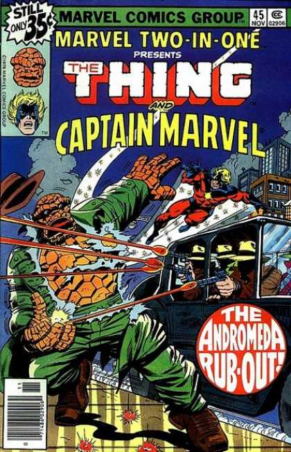 Marvel Two-In-One 45 - Thing - Captain Marvel - Andromeda - Nov 45 - Heroes
