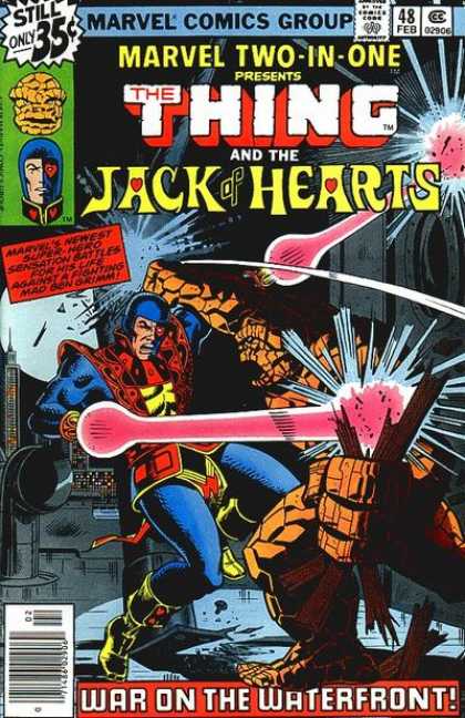 Marvel Two-In-One 48 - The Thing - Jack Of Hearts - War On The Waterfront - Marvel Comics - Marvel Two-in-one - Charles Stone