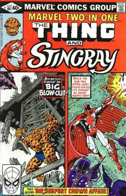 Marvel Two-In-One 64 - Marvel - Two-in-one - Thing - Stingray - The Serpent Crown Affair