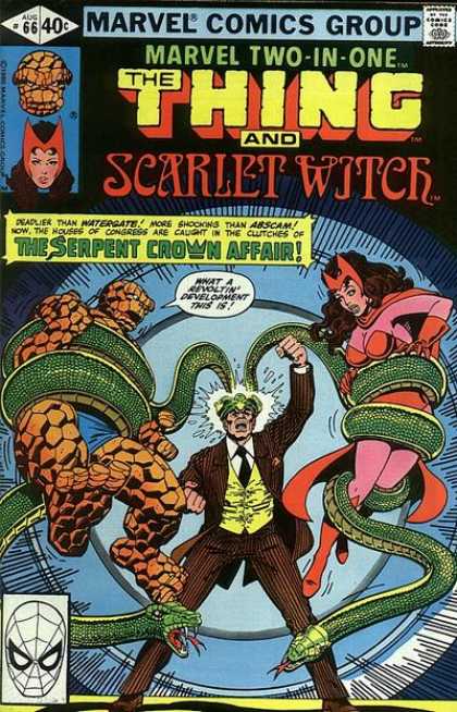 Marvel Two-In-One 66 - The Thing - Scarlet Witer - Hulk - The Serpent Crown Affair - Development - George Perez
