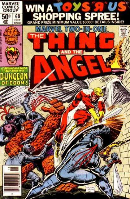 Marvel Two-In-One 68 - The Thing - Angel - Dungeon Of Doom - Marvel - Knights