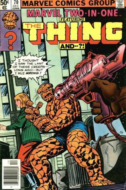 Marvel Two-In-One 70 - The Thing - Marvel Comics Group - 70 - December - Creeps