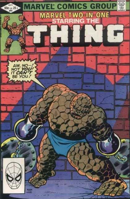 Marvel Two-In-One 91 - Charles Stone