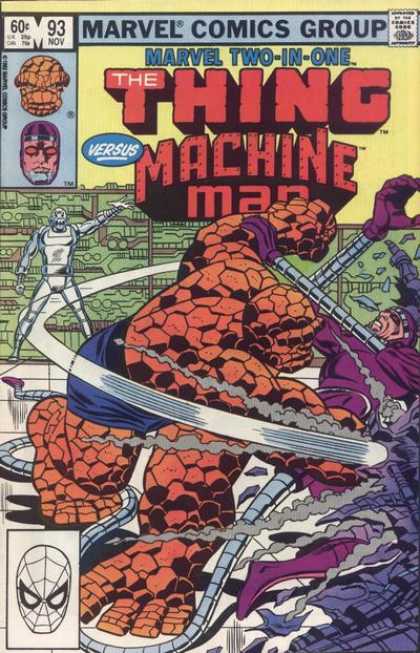 Marvel Two-In-One 93 - Marvel Comics Group - Approved By The Comics Code Authority - The Machine Man - 93 Nov - Mask