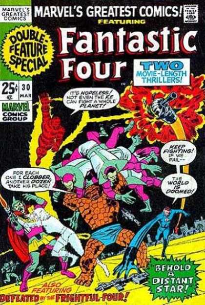 Marvel's Greatest Comics 30 - Fantastic Four - Double Feature Special - Defeated By The Frightful Four - 30 Mar - Behold A Distant Star - Sal Buscema