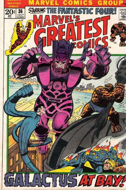 Marvel's Greatest Comics 36 - Fantastic Four - Galactus - The Human Torch - Mr Fantastic - The Thing - Sal Buscema