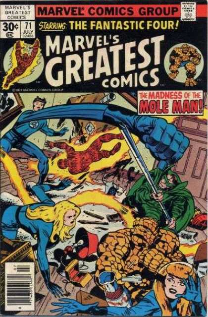 Marvel's Greatest Comics 71 - Comics Code Authority - Fantastic Four - Mole Man - Stretching Arm - July - Jack Kirby, Joe Sinnott