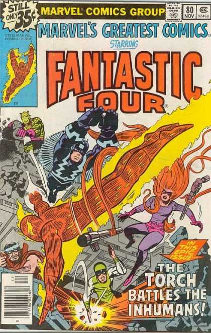 Marvel's Greatest Comics 80 - Marvel - Marvel Comics - Fantastic Four - Super Heroes - The Torch - Jack Kirby