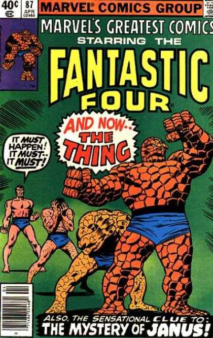 Marvel's Greatest Comics 87 - Comics Code - The Thing - Fantastic Four - The Mystery Of Janus - Mutant