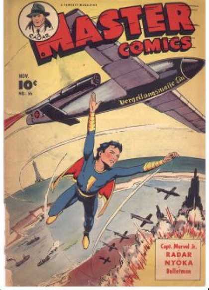 Master Comics 56 - Radar - Superman - Airplane - Fly - Flying