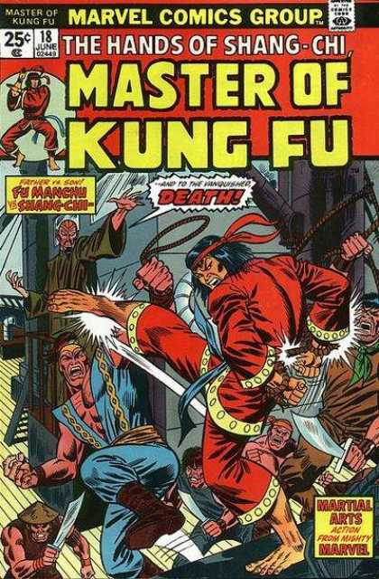 Master of Kung Fu 18 - Marvel Comics - The Hands Of Shang-chi - Fu Manchu - Rope - Martial Arts
