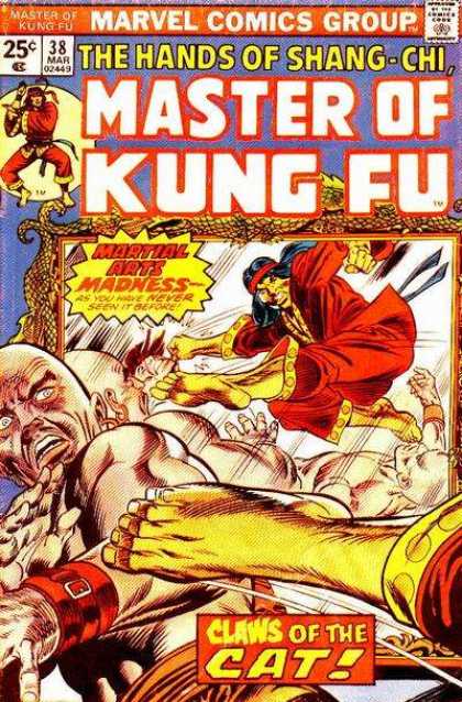 Master of Kung Fu 38 - Red Cloth - Man - Fighting - Kick - People