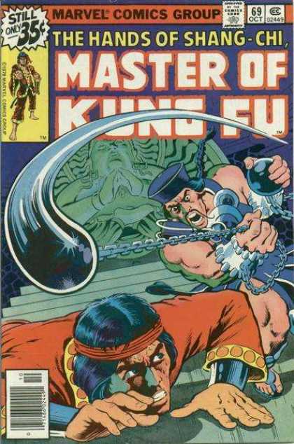 Master of Kung Fu 69 - Comics Code - Marvel - The Hands Of Shang-chi - Battle - Ninja
