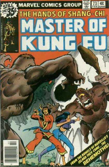Master of Kung Fu 73 - Marvel Comics Group - 73 Feb - The Behemoths - Beasts - 2449