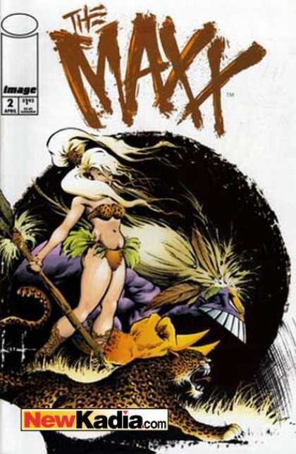 Maxx 2 - Newkadiacom - Leopard Skin Bikini - Spear - Leopard - African Tribal Mask - Sam Kieth