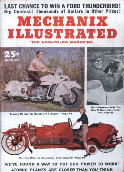 Mechanix Illustrated - 8-1955