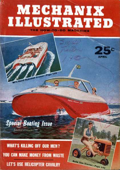 Mechanix Illustrated - 4-1956