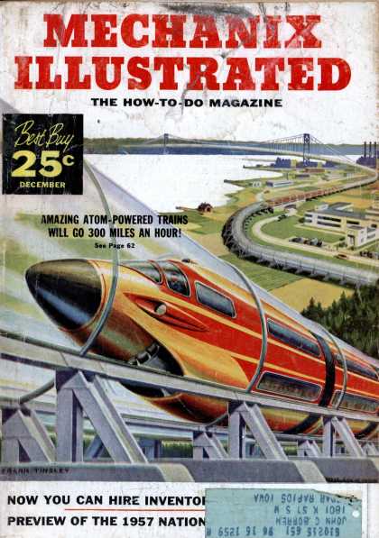 Mechanix Illustrated - 12-1956