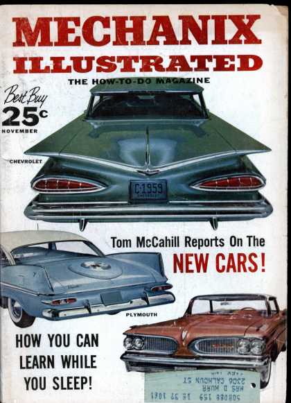 Mechanix Illustrated - 11-1958