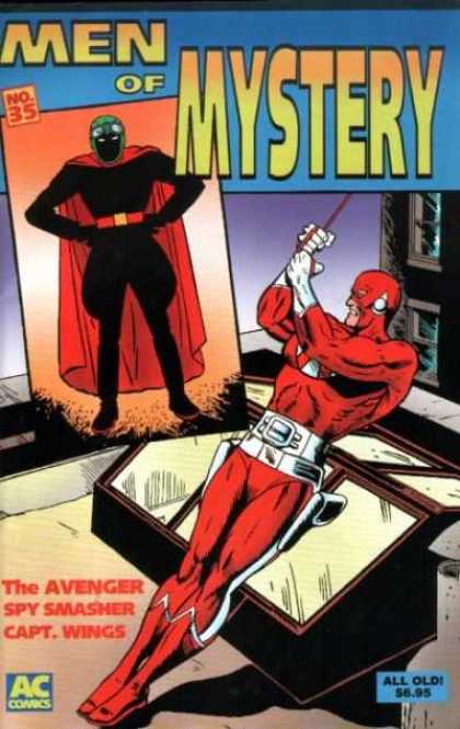 Men of Mystery 35 - The Avenger - Spy Smasher - Capt Wings - Roof - Skylight