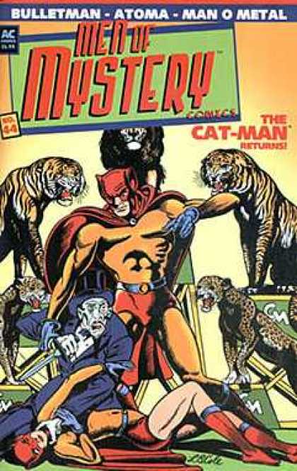Men of Mystery 44 - Tigers - Knife - Cat Woman - Leopards - Red Cape