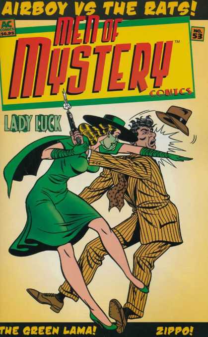 Men of Mystery 53 - Airboy Vs The Rats - Men Of Mystery Comics - Ac Comics - Lady Luck - The Green Lama