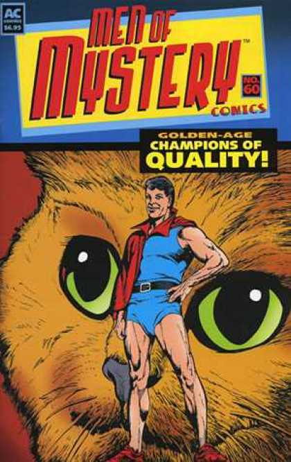 Men of Mystery 60 - Golden-age - Champions - Cat - Red Cape - Whiskers
