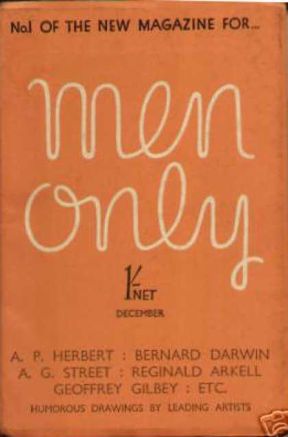 Men Only - 12/1935