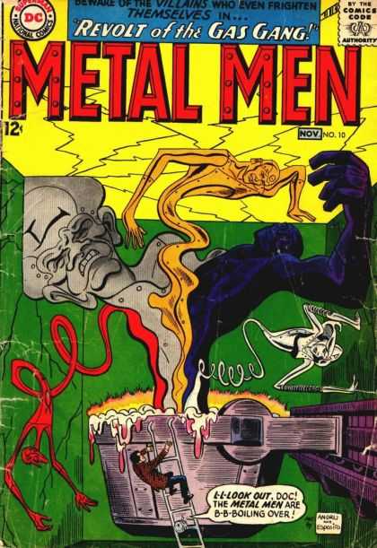 Metal Men 10 - Revolt Of The Gas Gas - Villains - Comics Cook - Nov - No 10 - Ross Andru