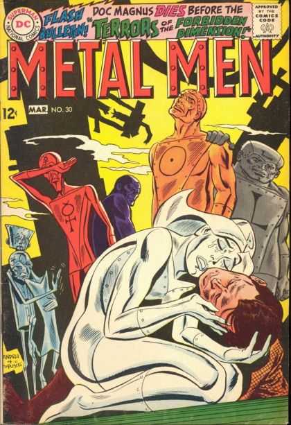Dc Comics - Flash - Doc Magnus - Terrors - Forbidden Dimension - Ross Andru Metal Men 30 - Dc Comics - Flash - Doc Magnus - Terrors - Forbidden Dimension - Ross Andru