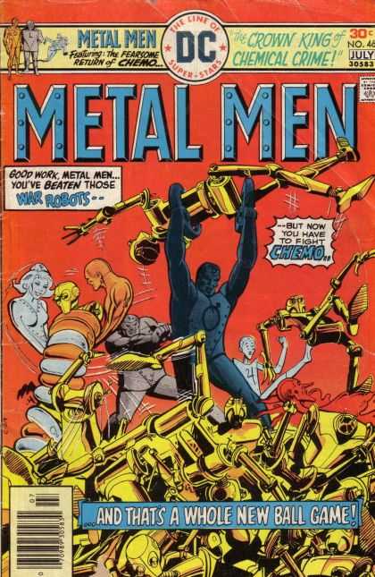 Dc - Dc Comics - War Robot - Chemical Crime - Crownn King - Dick Giordano Metal Men 46 - Dc - Dc Comics - War Robot - Chemical Crime - Crownn King - Dick Giordano