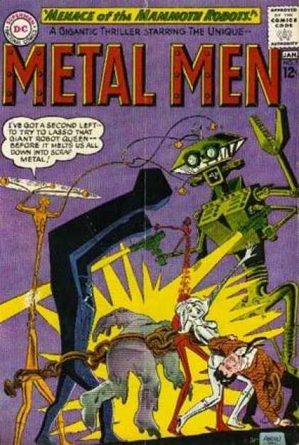 Metal Men 5 - Robot - Insect - Menace Of The Mammoth Robots - Dc - Laser - Duncan Rouleau, Ross Andru