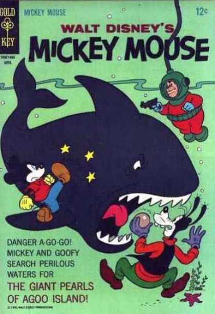 Mickey Mouse 106 - Scuba - Water - Shark - Goofy - Stars