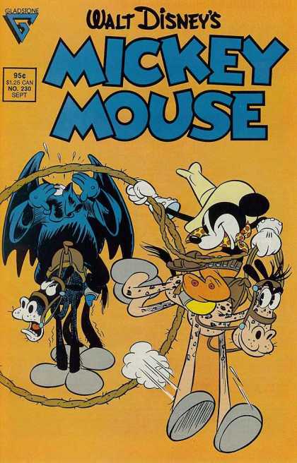 Mickey Mouse 230 - Walt Disney - Gladstone - Blue - Yellowrope