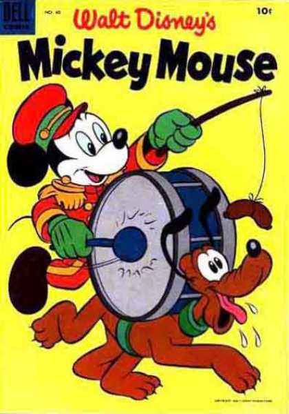 Mickey Mouse 40 - Walt Disney - Pluto - Drum - Sausage - Marching Band Uniform