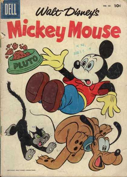 Mickey Mouse 50 - Dell - Walt Disney - Pluto - Cat - No 30