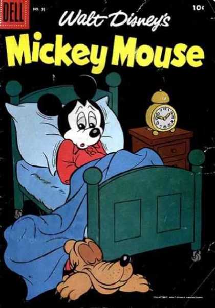 Mickey Mouse 51 - Pluto - Bed - Blanket - Alarm Clock - Night