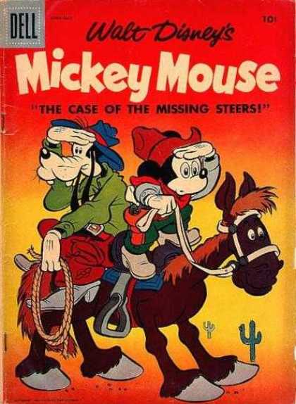 Mickey Mouse 53 - Goofy - Mule - Cactus - Rope - Stirrup
