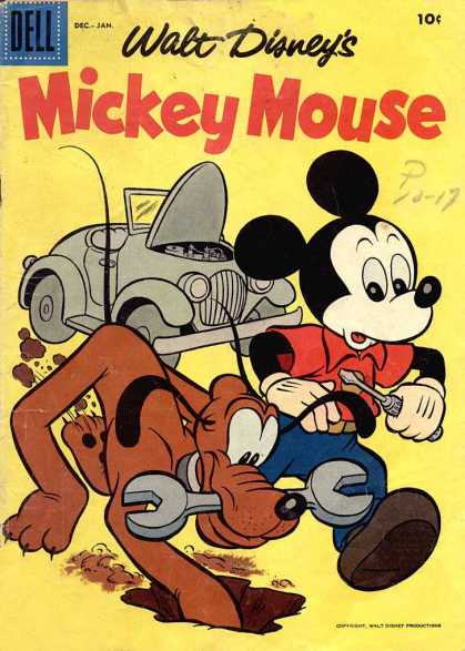 Mickey Mouse 57 - Pluto - Dell - Walt Disney - Car - Wrench