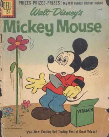 Mickey Mouse 78 - Prizes - Walt Disney - Giant Flower - Vitamin - Garden