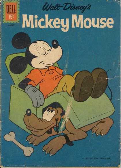 Mickey Mouse 82 - Pluto - Old - Disney - Funny - Stupid