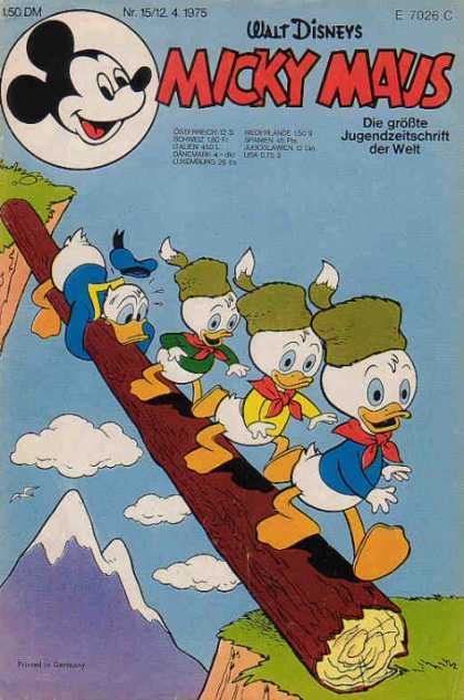Micky Maus 1008 - Walt Disneys - Donald Duck - Cutted Tree - Sky - Die Grobte Judendzeitschritt Der Welt
